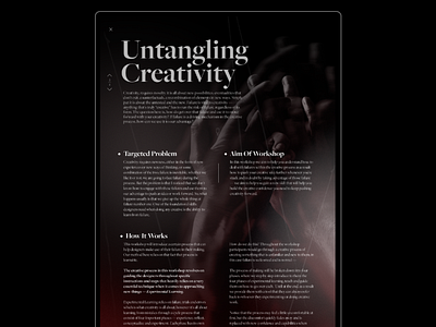 Creativity Through Fear — Event Concept & Identity