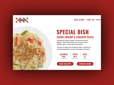 TGI FRIDAYS branding design photography ui ux web design webflow website design