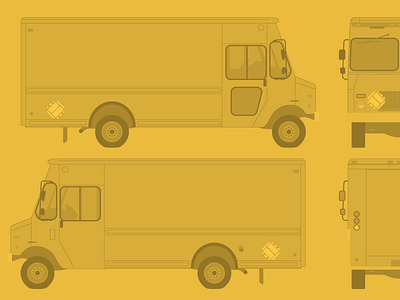Free Food Truck Template branding design download flat food truck free freebie template vector vehicle wrap