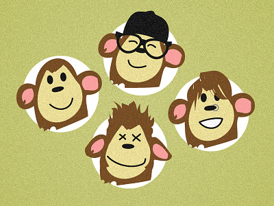 Monkey Illustration ape illustration monkey vector
