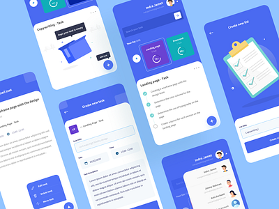 New Concept for Google Task 🔥 account app card clean design empty state flat google illustration interface ios management minimalist mobile project task ui ux