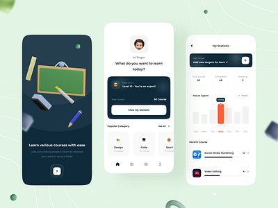 Online Course App Concept 📘