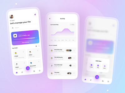 Xave - Storage App Mobile Concept 📂