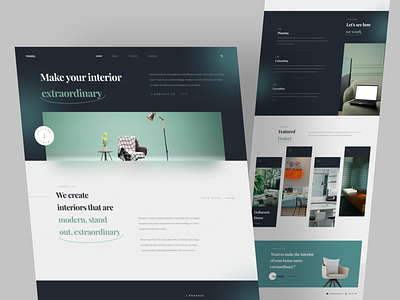 Roomy - Interior Agency Website