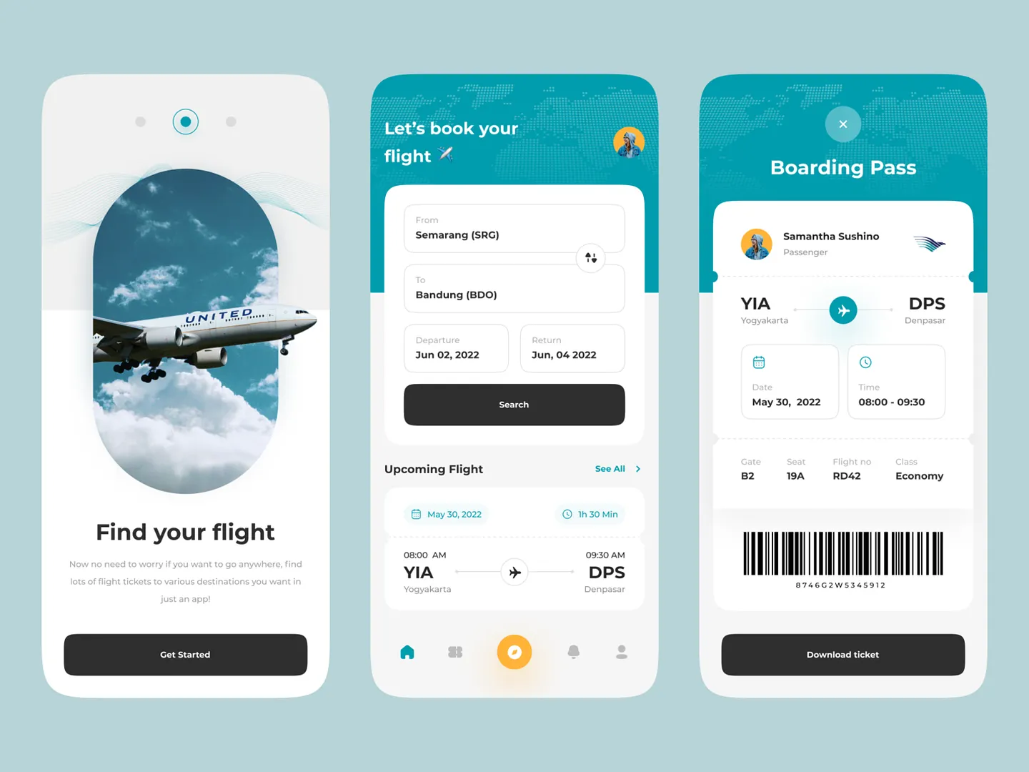 Airline Website Design: Streamlined Flight Booking Experience