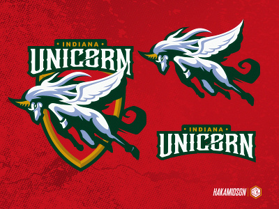 INDIANA UNICORN SPORT LOGO americanfootball baseball basketball brand branding discord esport football gameart gaminglogo graphic design illustration logo mascot mascotlogo nba sketboard sport tournaments twitch