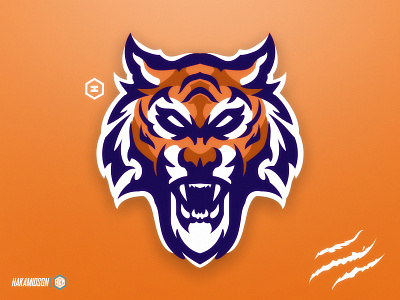 ANGRY TIGGER baseball basketball branding esport graphic design logo macot mascotlogo sport tigger tournament