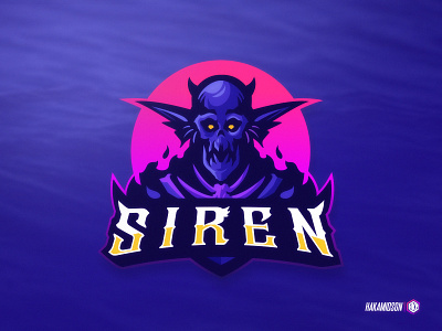 SIREN baseball branding esports logo mascot sports