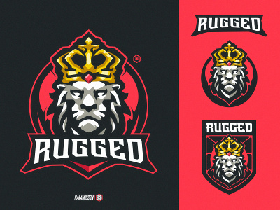 RUGGED LOGO FOR CLIENT 3d animation baseball basketball branding design game gaming graphic design illustration logo mascot motion graphics sport ui