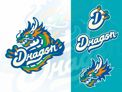 DRAGON MASCOT LOGO 3d animation baseball basketball branding design gaming graphic design illustration logo mascot motion graphics sport ui