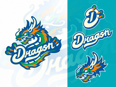 DRAGON MASCOT LOGO