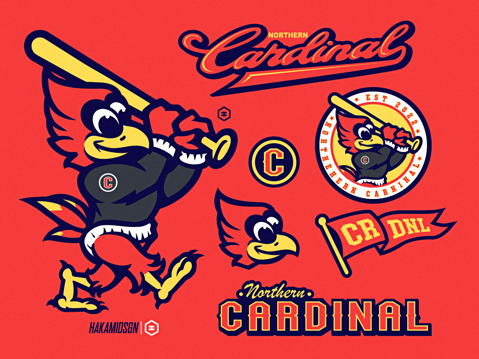 NORTHERN CARDINAL MASCOT{FOR SALE} by Hakam _mid on Dribbble