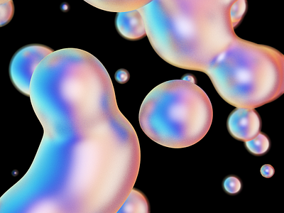 Metaballs No2 3d abstract cinema4d colors design