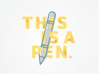 This is a pen.