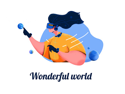 Hello, Dribbble！ illustration illustration design