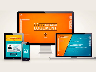 Plan épargne logement branding design flat web webdeisgn