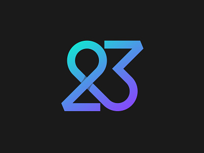 23 Logo logo logotype monogram monogram logo