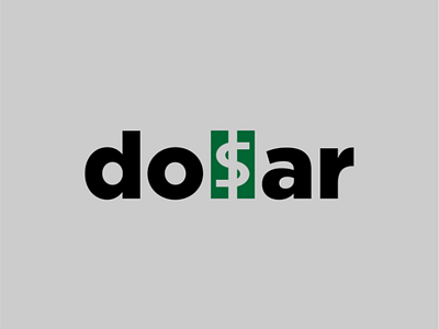 Dollar logo concept brand dollar logo logotype negativespace
