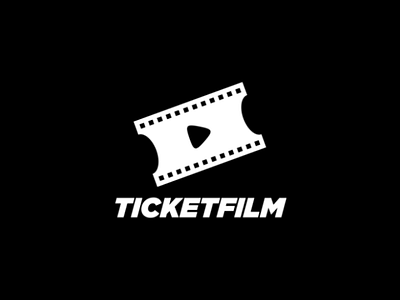 TicketFilm Logo brand company film logo movie production ticket