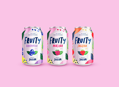 Packaging Design For Fruit-Infused Sparkling Water art direction branding design packaging design packaging mockup