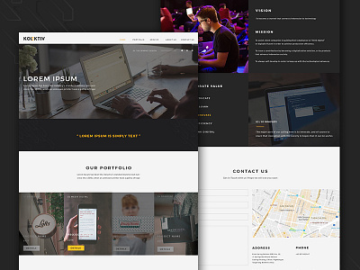 Kolektiv Tech Website branding colors design designer digital graphic design header ui ux web website