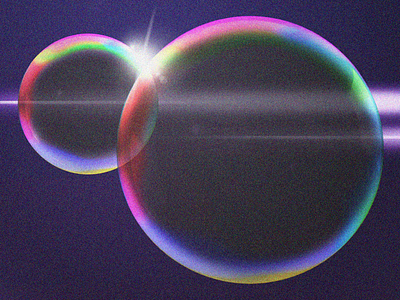 bubble? bubble gradient irridescent rainbow