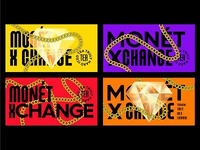 Truly Gold Exchange 1 beverage branding chain gold iced tea illustration jewelry monet x change pawn pawnshop simple truly truly hard seltzer typography