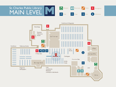 Library Floor Map