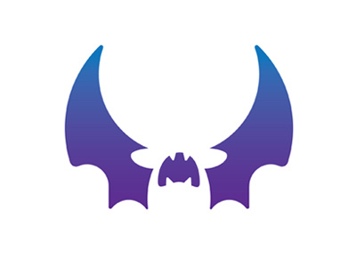 Minimal Zubat gestalt icon iconography japan logo minimal negative space pokemon pokemon go zubat