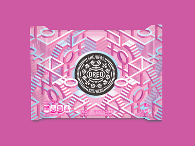 Oreo Pride: Hers illustration oreo packaging pride special edition world pride