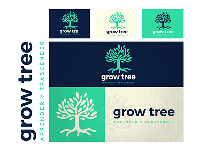 Logo grow tree