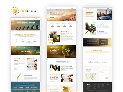 web solelec design diseñoweb figma web website website design
