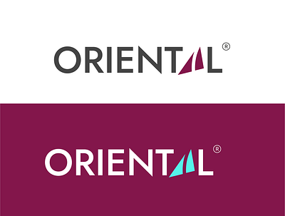 Oriental International branding logo ui