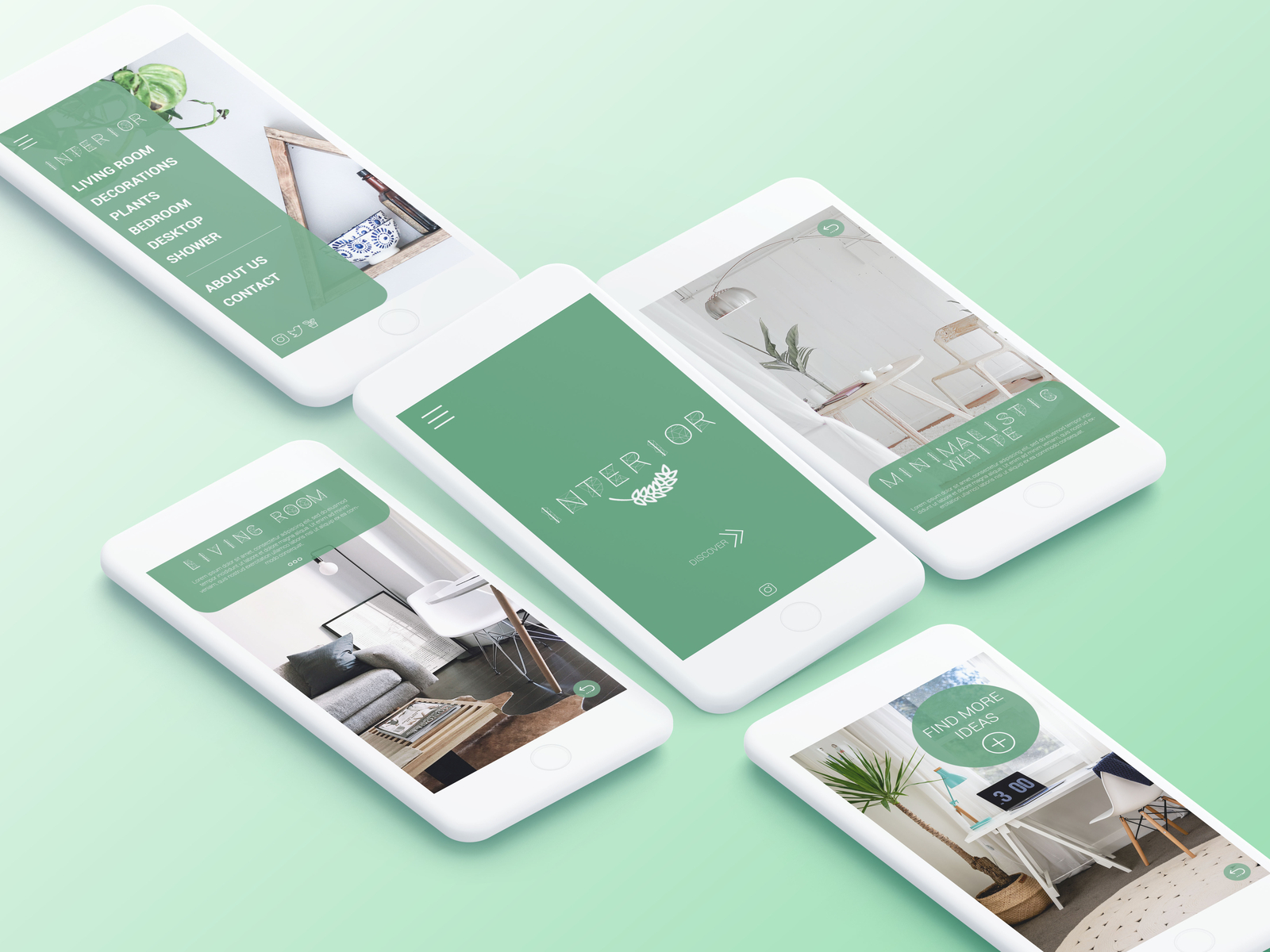 Interior App Design Concept By Artiom Vallat On Dribbble   Interior 4x 