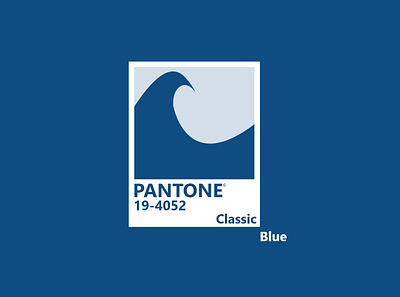 PANTONE Color of the year 2020 - Classic Blue 2020 art blue branding classic blue color color of the year concept debut design dribbble illustration light logo minimal new year pantone white year