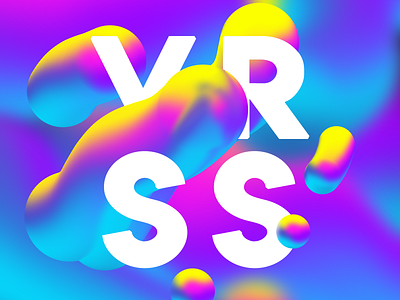 VRSS - VirussInside Logo Gradients 2020 art brand branding colorful concept design dribbble graphic graphics illustration light logo logo design minimal name photoshop pink white