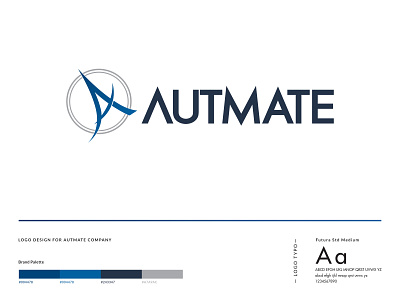 Autmate logo design app design graphics icon logo logo design logo design branding ux vector web