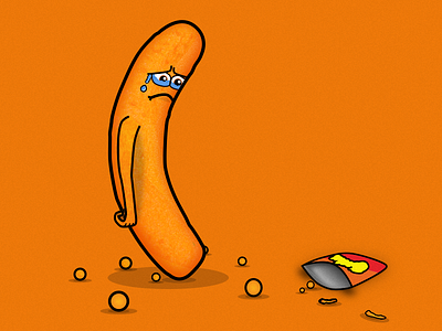 Sad Cheeto Puff - FREE Wallpaper