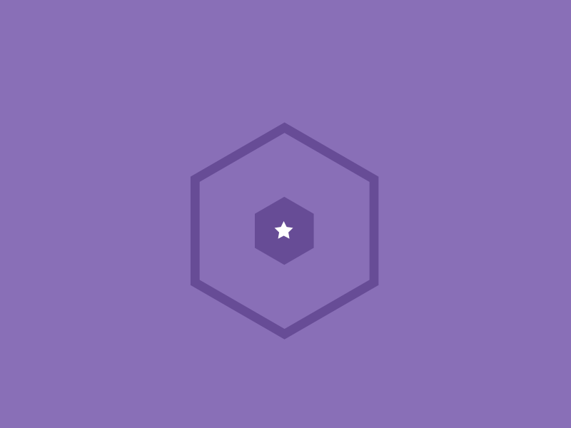 Learning how to animate adobe after effects animation design gif hexagon purple simple