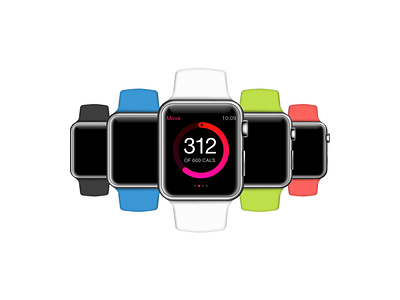 Apple Watch apple apple watch colors design illustration iwatch sketch sketchapp update vector watch