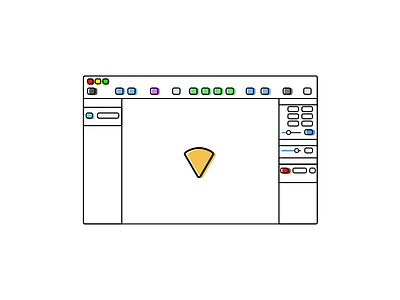 Sketch illustration outline simple sketch sketchapp ui wireframe