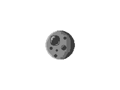 15. Luna Orbis ( Daily Illustration ) daily design dots galaxy illustration lunar moon nasa project simple space vector