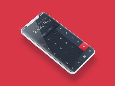 Calculator app concept calculator clean design daily 100 challenge design learning sketch ui ux