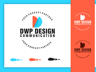 DWP Logo Design branding design logo minimal typography vector