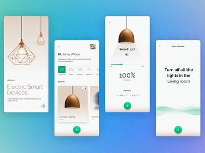 Smart Home App Explorations branding design graphic design minimal typography ui ux