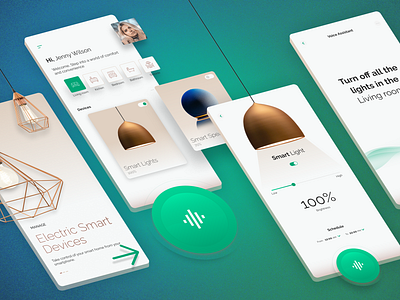 Smart Home App Explorations app design branding design graphic design smart smart home typography ui ux