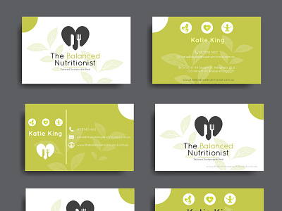 Business Card branding design vector