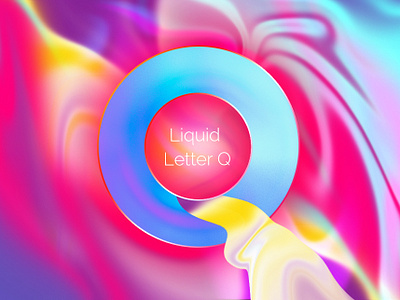 Liquid Letter Q animation app blossom branding design flat icon illustration logo minimal type typography ui ux vector web website