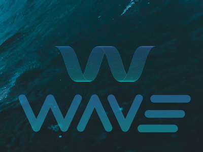 Wave Logo app branding design icon identity illustration lettering logo minimal type typography ui ux vector web website