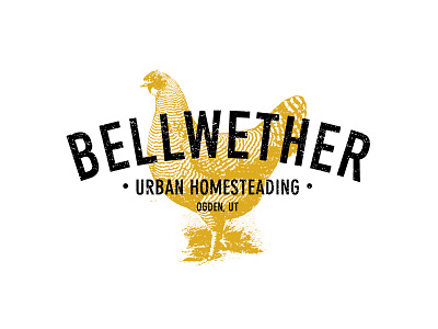 Bellwether Branding bellwether chickens farming homesteading texture type